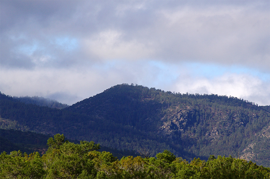 Mountains south of Taos, NM