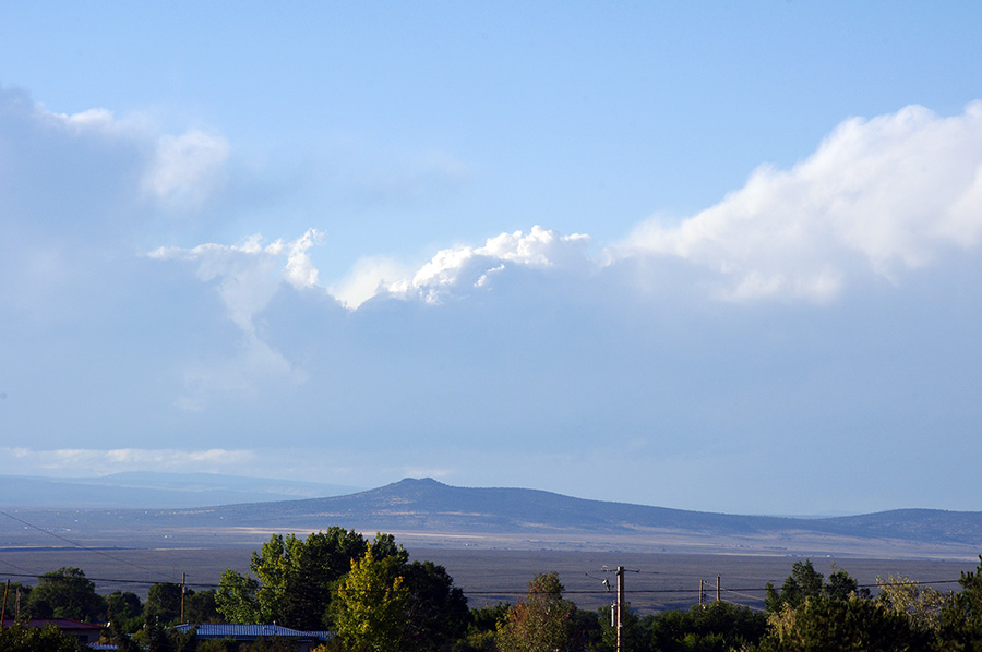 extinct volcano near Taos, NM