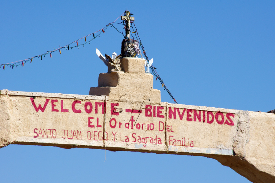 Antonito, CO shrine entrance