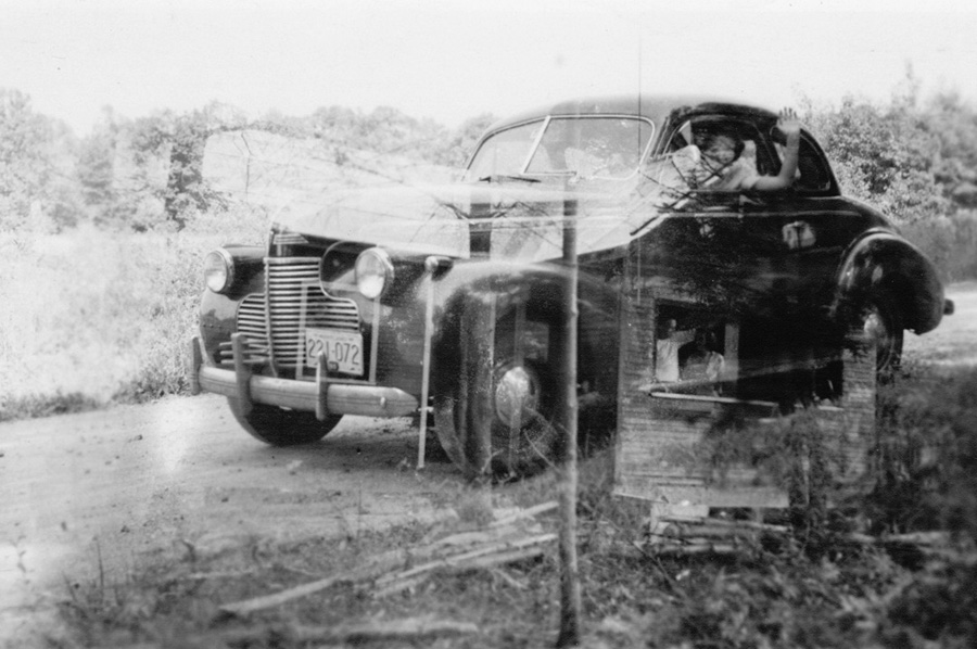 double-exposure from the family vault