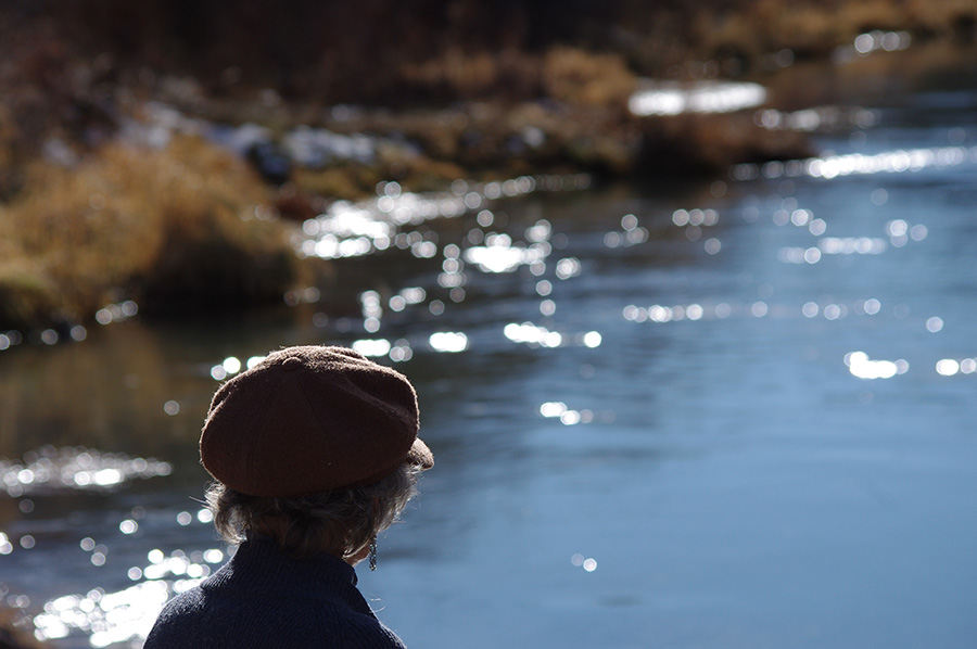 woman by the Rio Grande