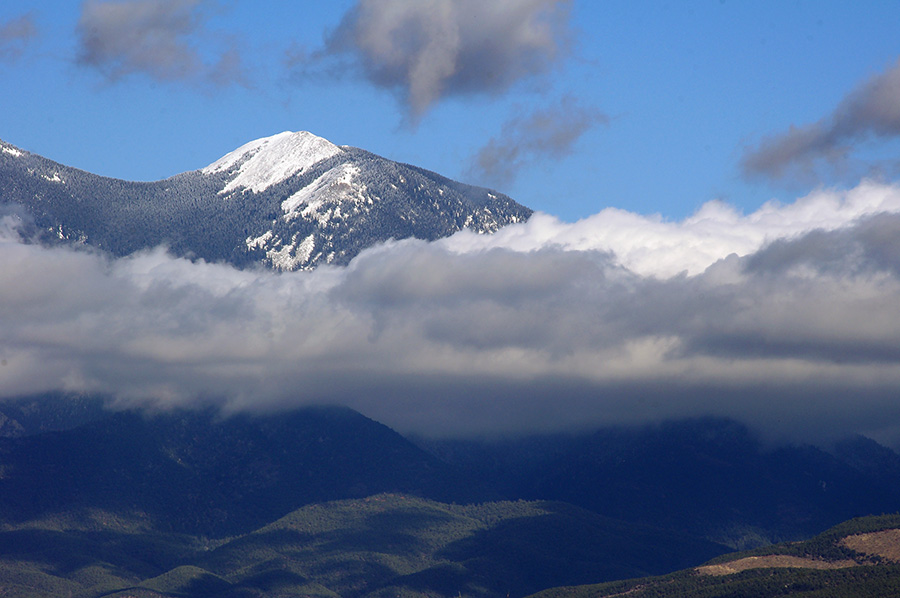 half of Taos Mountain