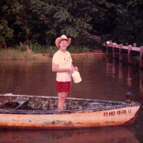 guy in a boat