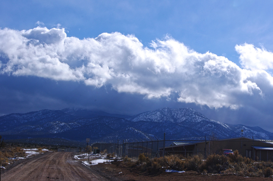 Picuris Peak in the snow south of Taos, NM