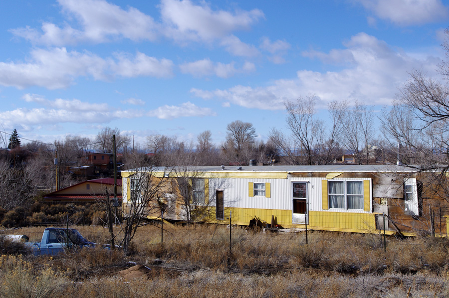 dead trailer in Llano Quemado