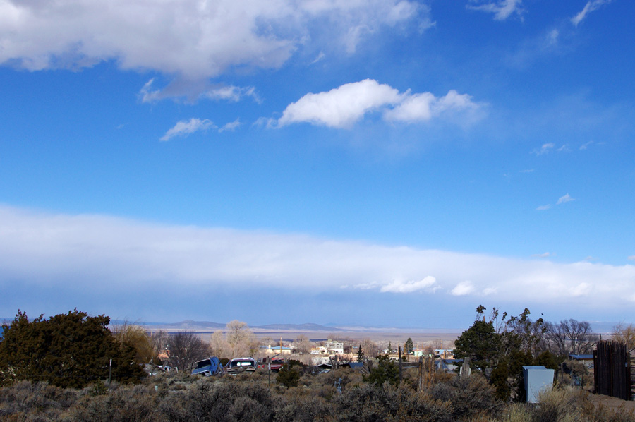 cold front approaching Taos