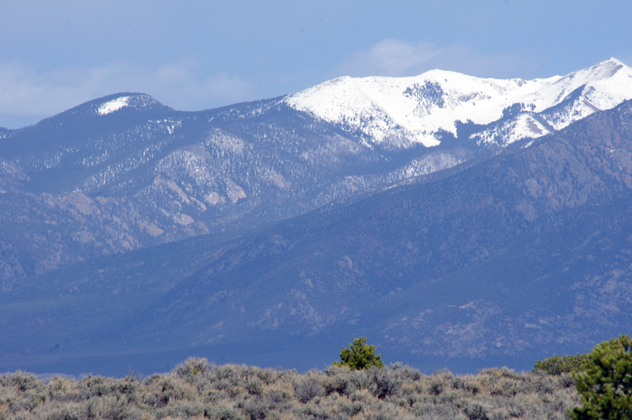 Kachina Peak from Taos Valley Overlook