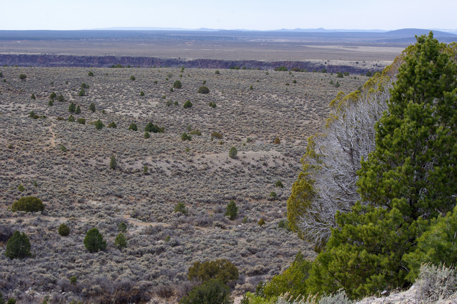 View from Taos Valley Overlook, this time the Escarpment Trail