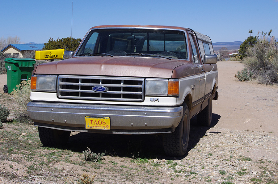 old truck in Taos, NM