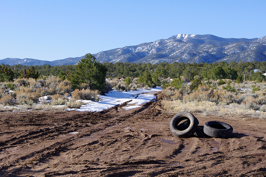 pile of old tires