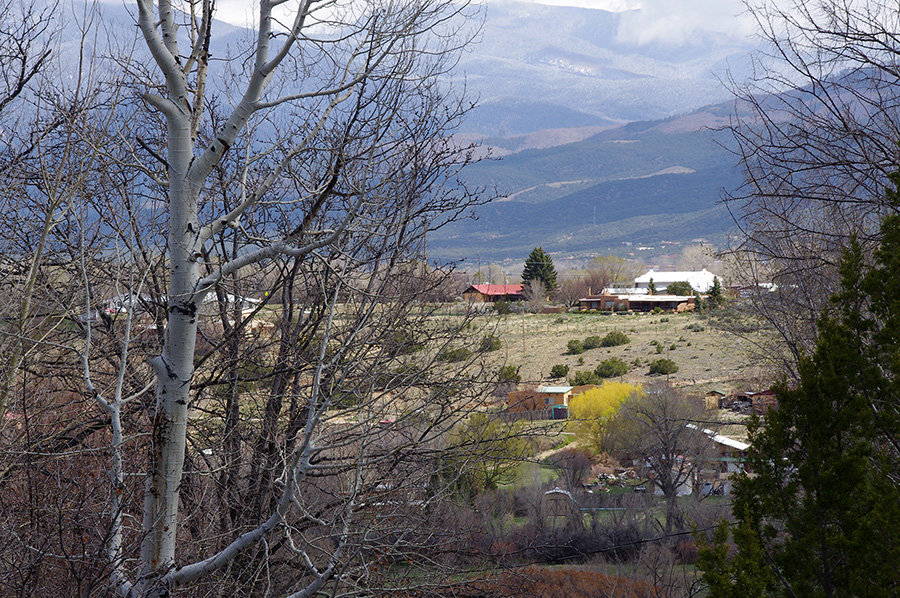 view fro the Llano ridge near Talpa