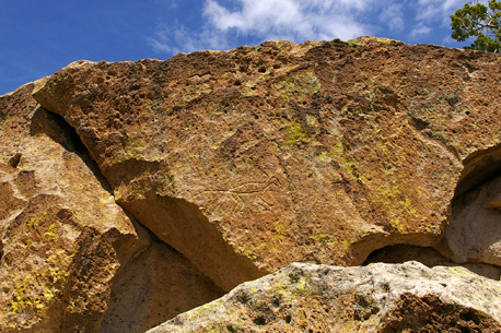 Tsankawi petroglyph