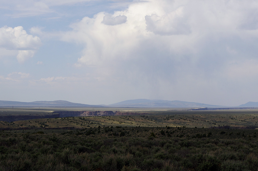 looking northwest from Taos Valley Overlook