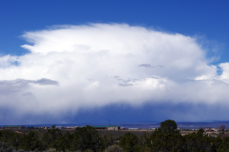 storm cloud over New Mexico