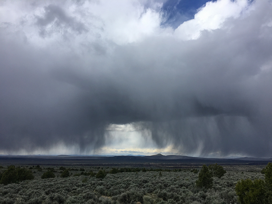 rainy New Mexico horizon
