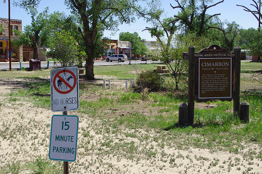 town park in Cimarron, NM