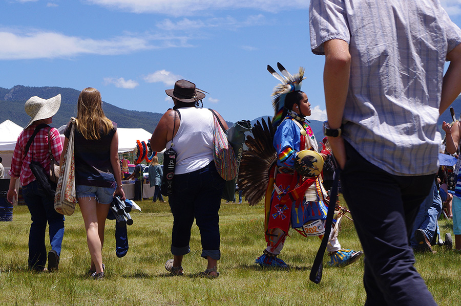 Taos Pow-wow scene