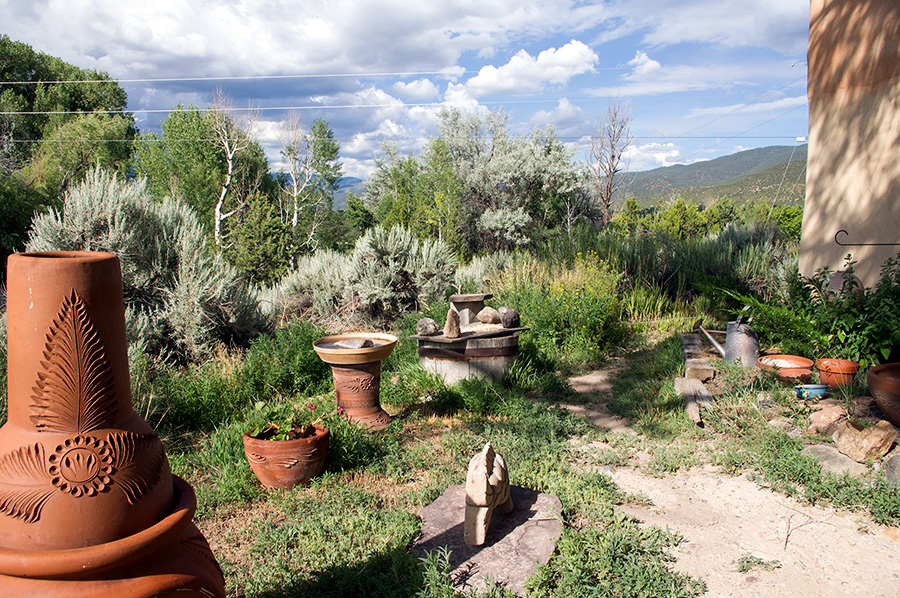 Outdoor scene in Taos, NM