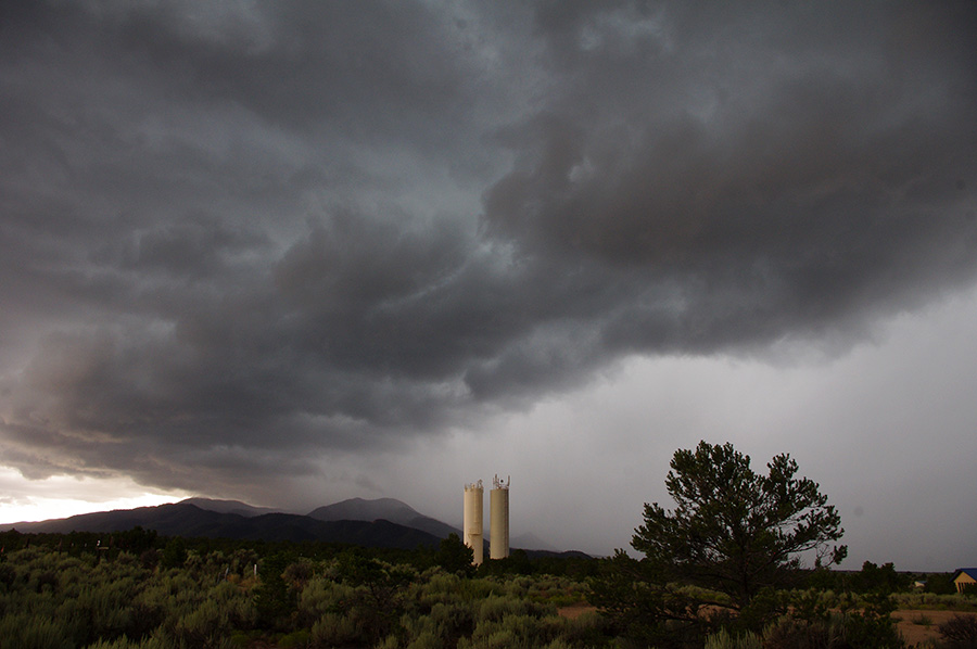 storm approaching Picuris Peak near Taos
