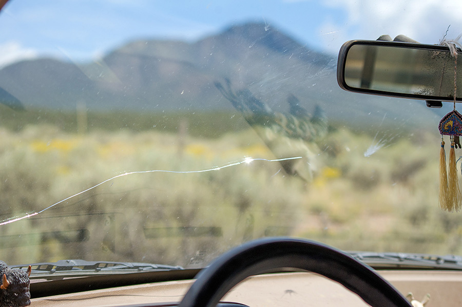 crack in windshield