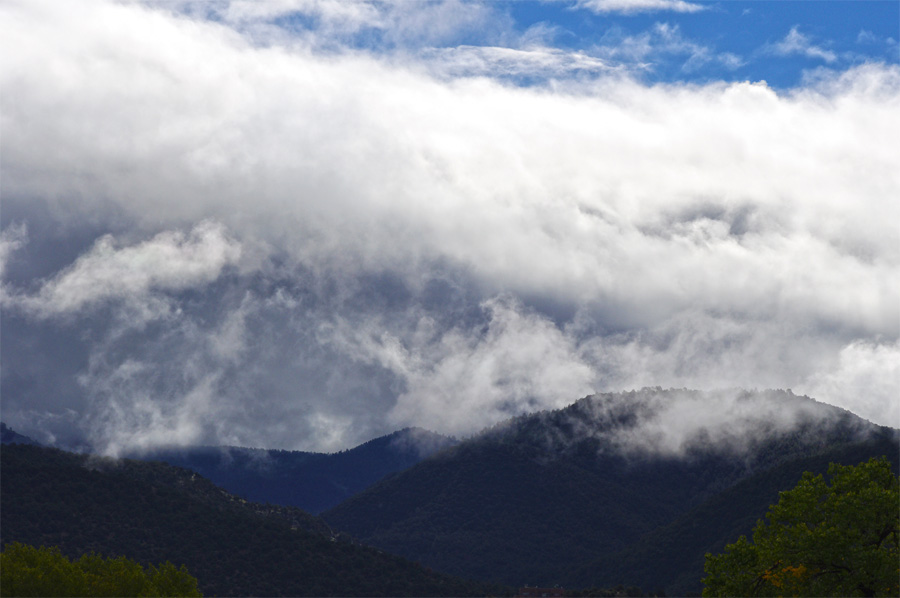 Clouds over Talpa, south of Taos.