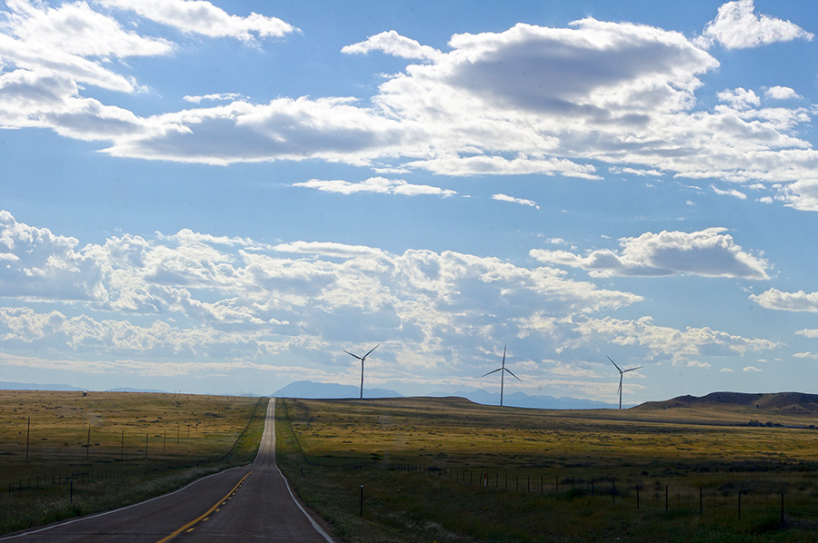 heading west on Colorado Highway 10