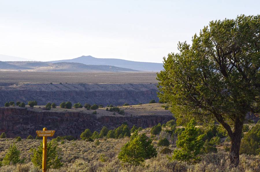 scene at Taos Valley Overlook