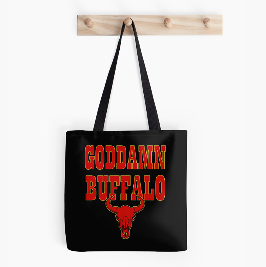 GODDAMN BUFFALO tote bag