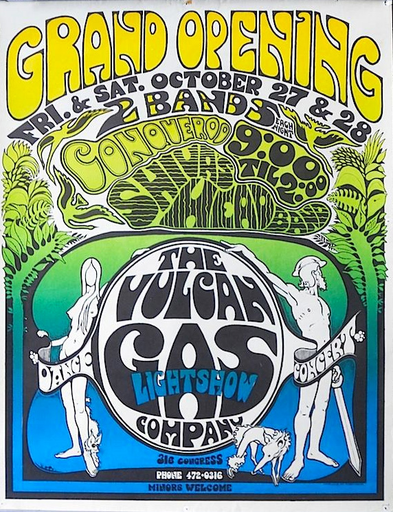 Gilbert Shelton poster for the Vulcan Gas Company