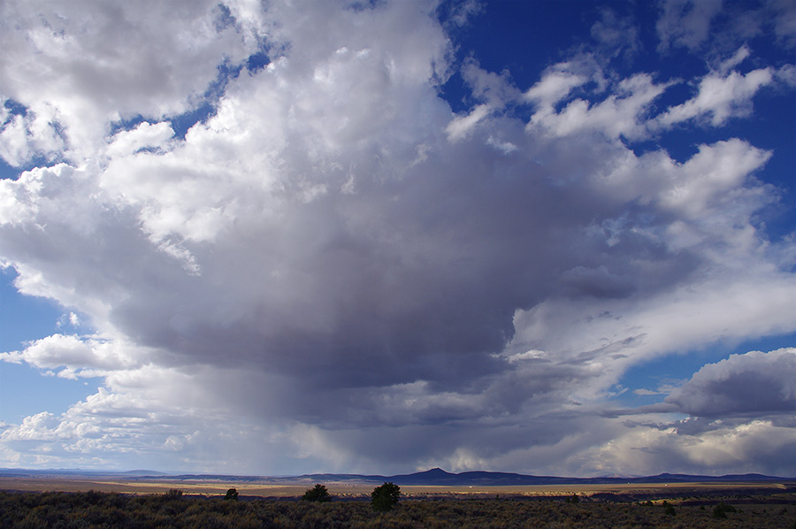 clouds over the Rio Grande Gorge at Taos Valley Overlook