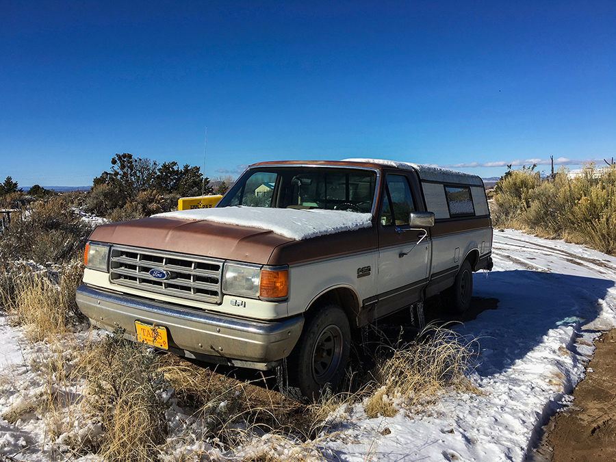 old truck in Taos, NM