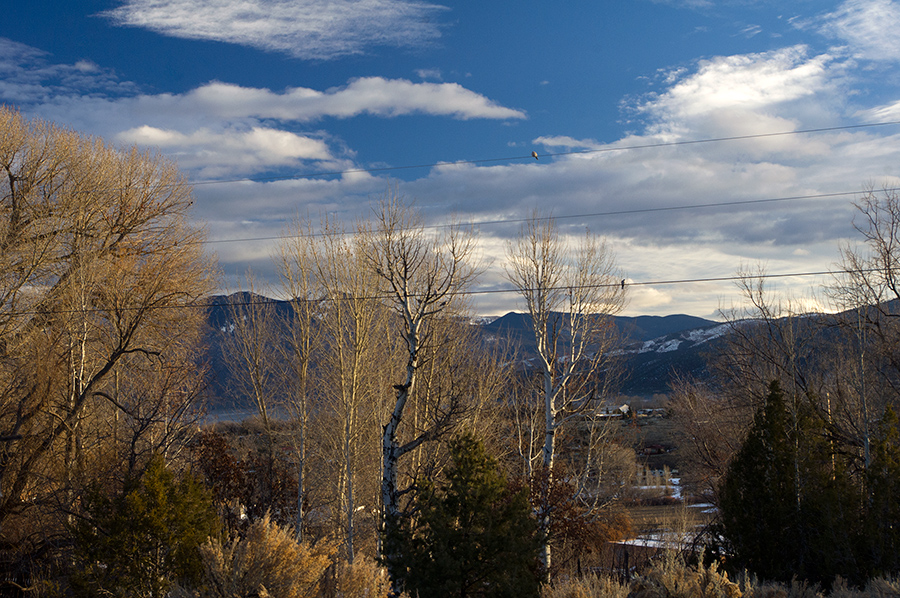 winter dawn s. of Taos