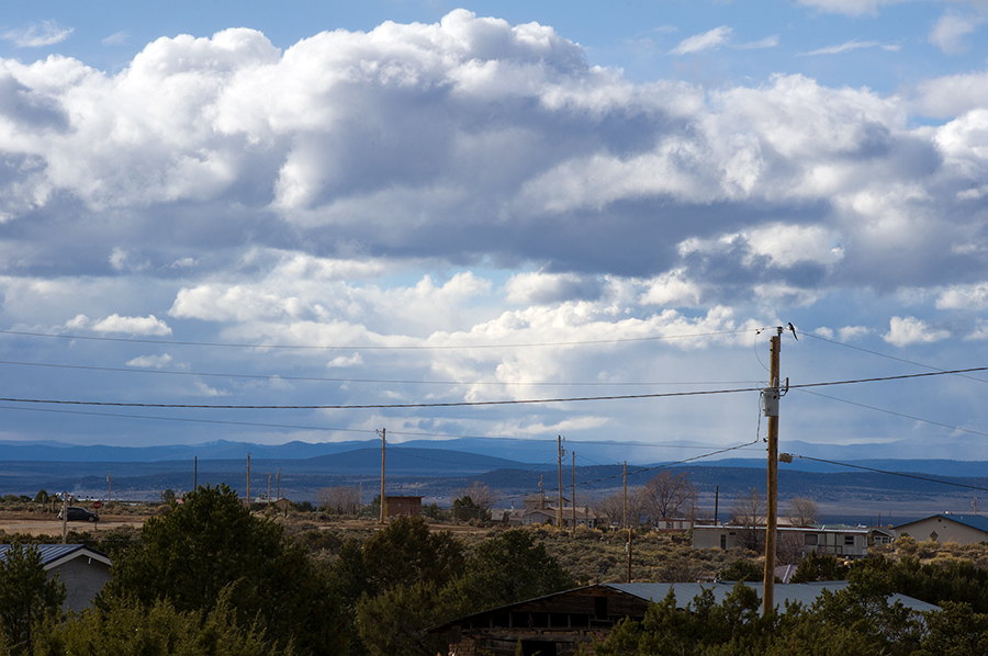 looking west from Llano Quemado