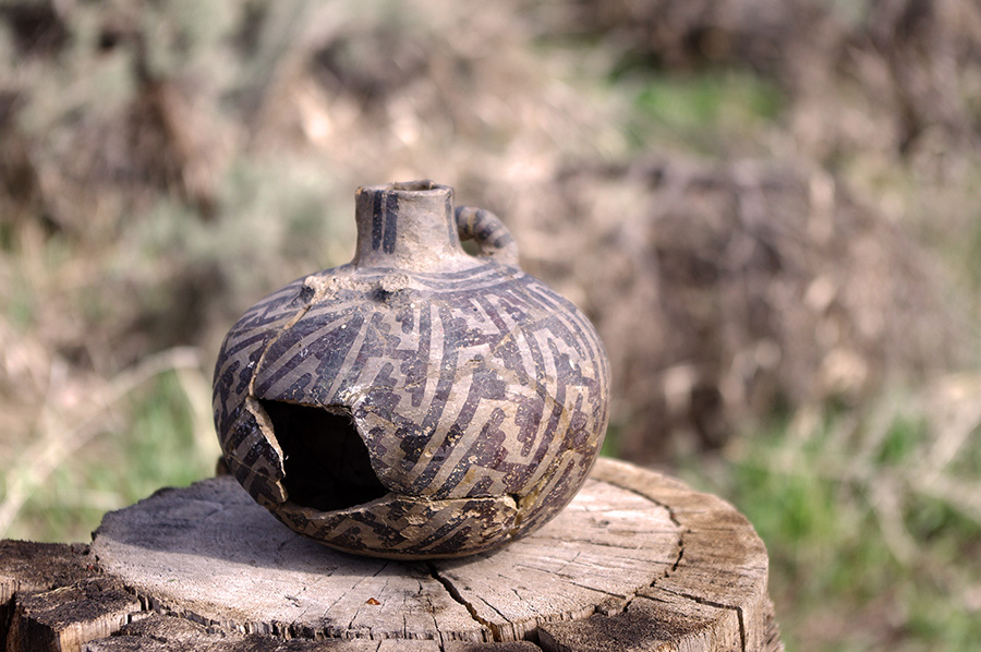old Tewa pottery