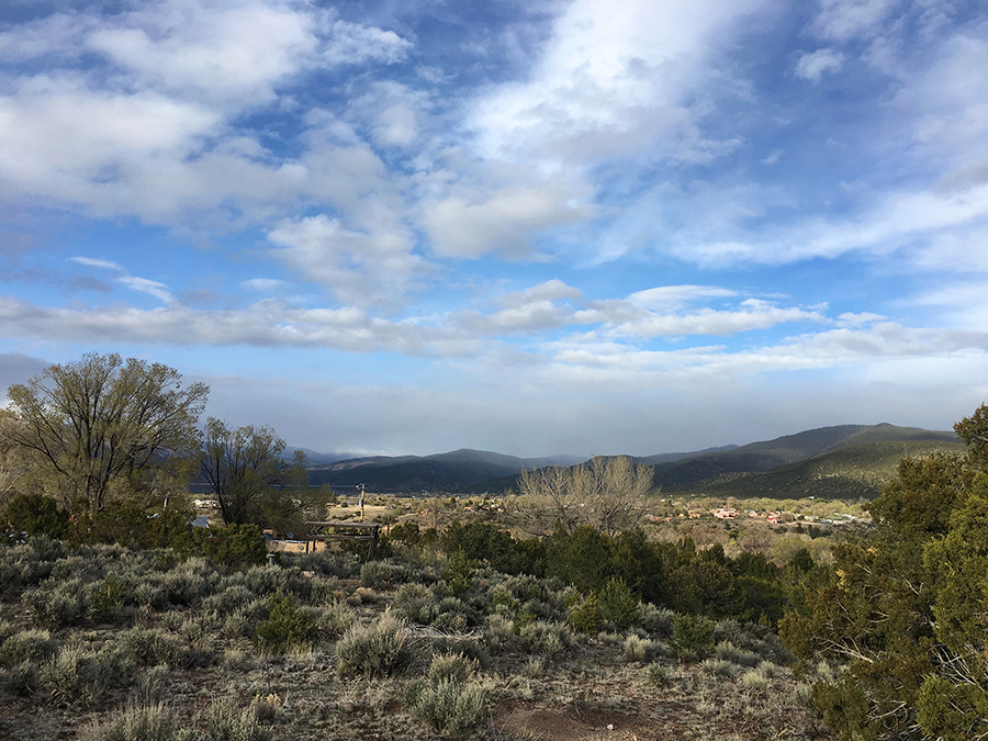 view from Llano Quemado