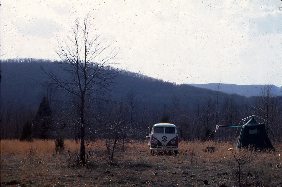 ’63 VW Bus in Arkansas in 1971