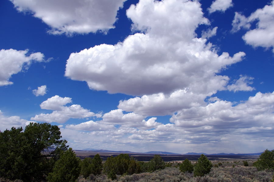 sky and clouds outside of Taos