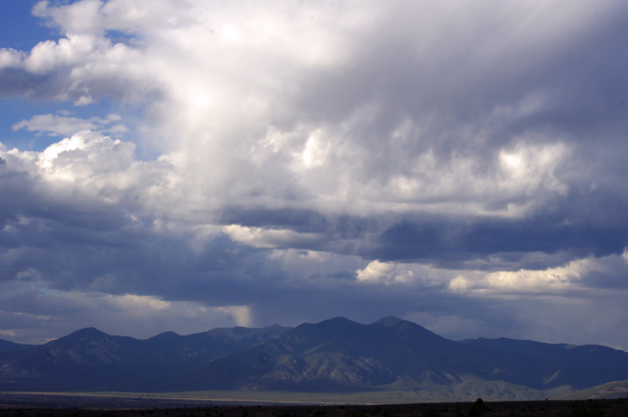 Taos Mountain with sky