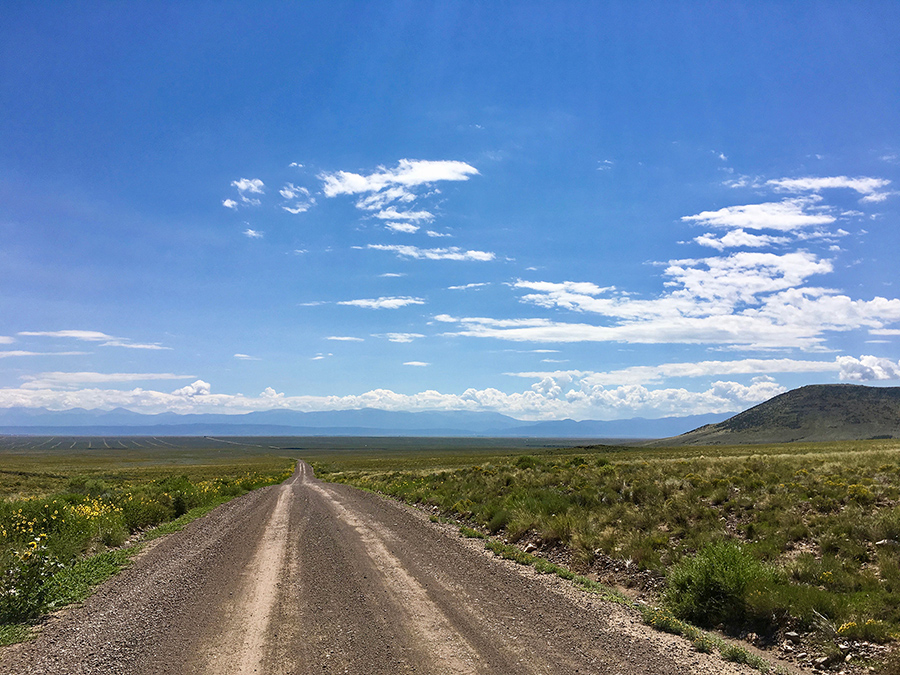 road in southern Colorado